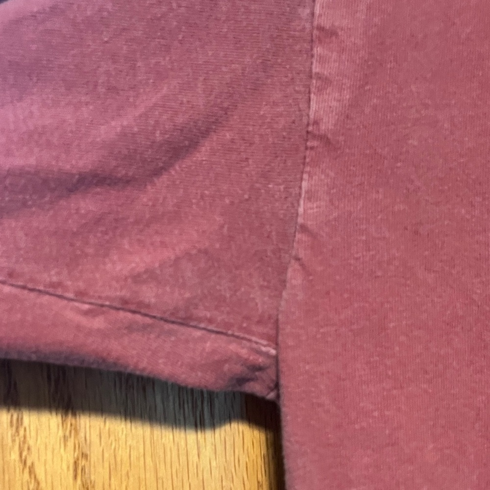 Women's Long Sleeve Tee - Maroon - Picture 4 of 12